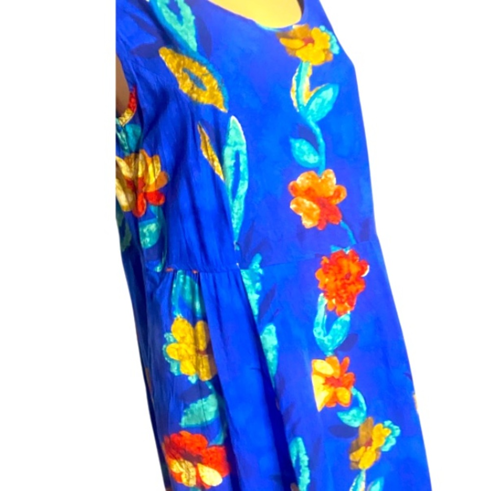 Vintage 90s Jams World Floral
Hawaiian Midi Dress M - Picture 3 of 7